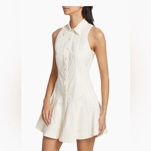 Cinq a Sept Ivory Mini Dress, New with Tags